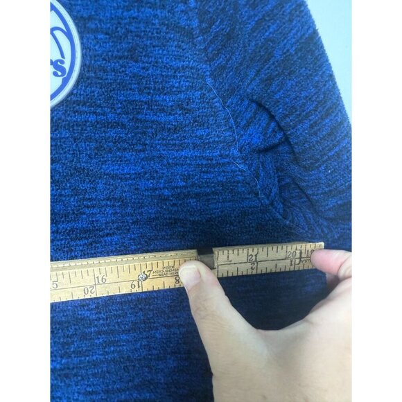 Ultra Game NBA Philadelphia 76ers Blue & Black 1/4 Zip Fleece Men's Size Medium - Picture 10 of 10